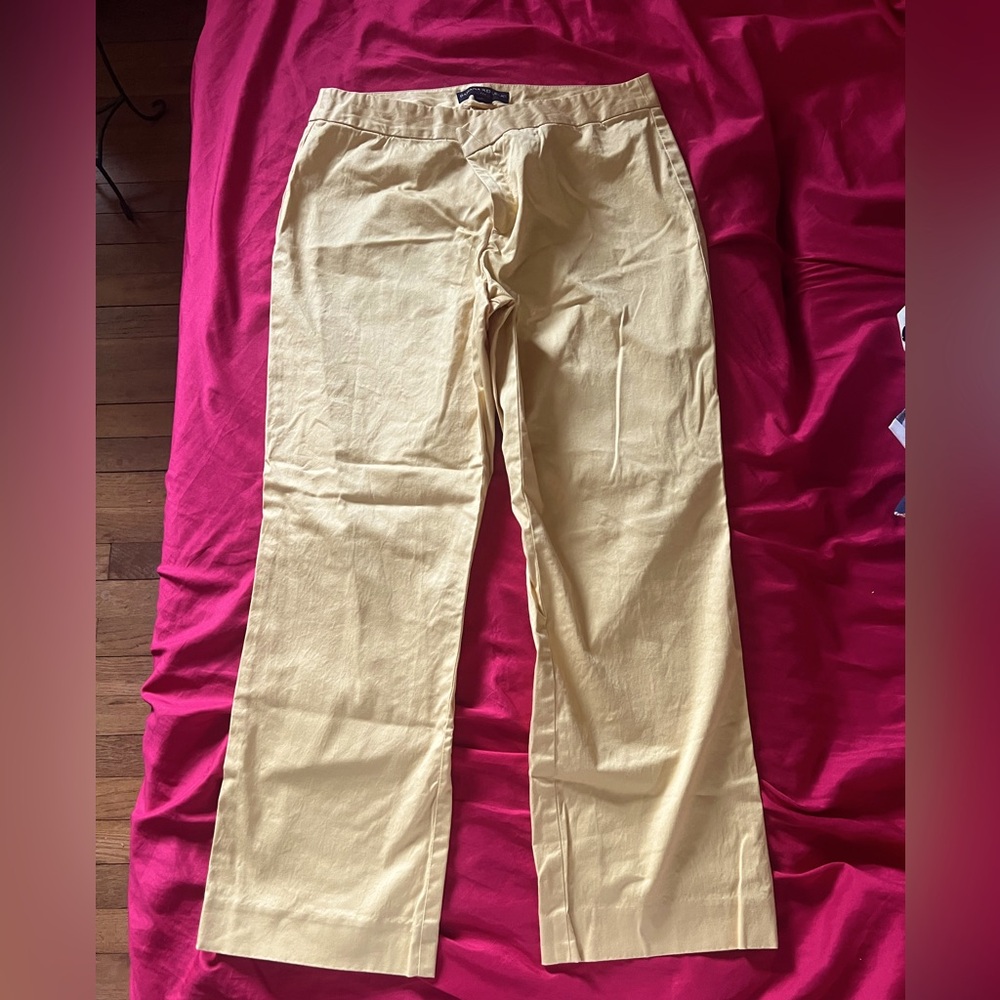 Banana Republic size 6 
Yellow pants